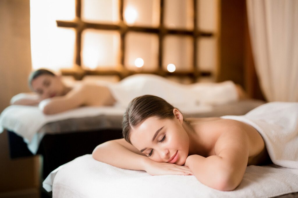 relaxing spa salon